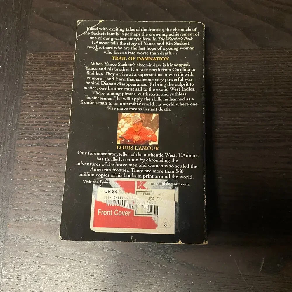Warrior's Path: the Sacketts : A Novel by Louis L'Amour (1984, Mass Market)